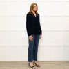Forte Forte Navy Needlecord Soft Blazer Jacket