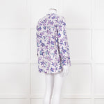 Isabel Marant Lilac Flower Print Blouse