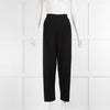 Sarah Pacini Black Relaxed Fit Trousers