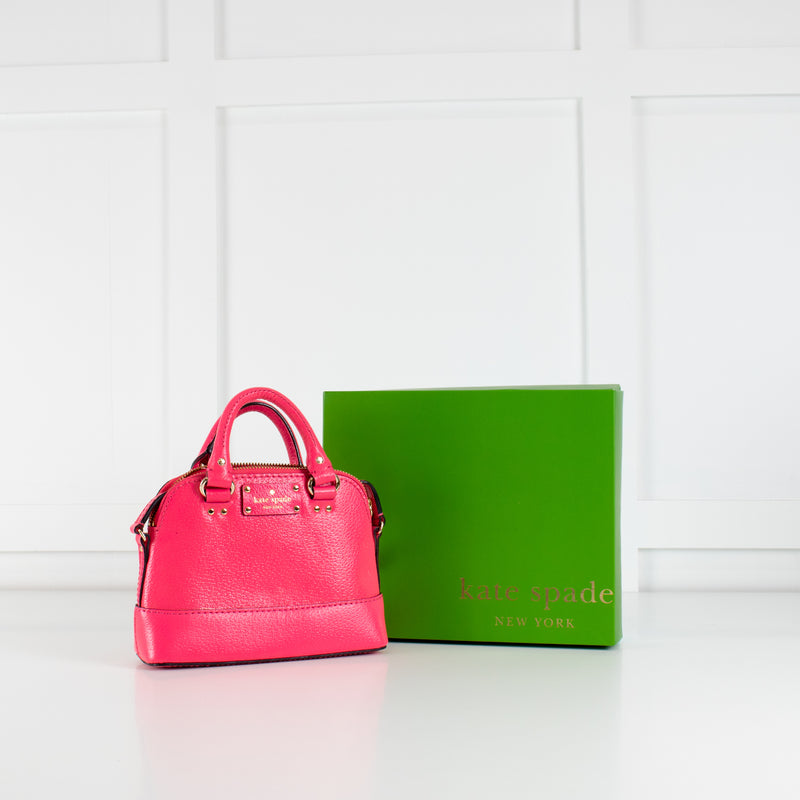 Kate Spade Pink Small Bag With Long Strap