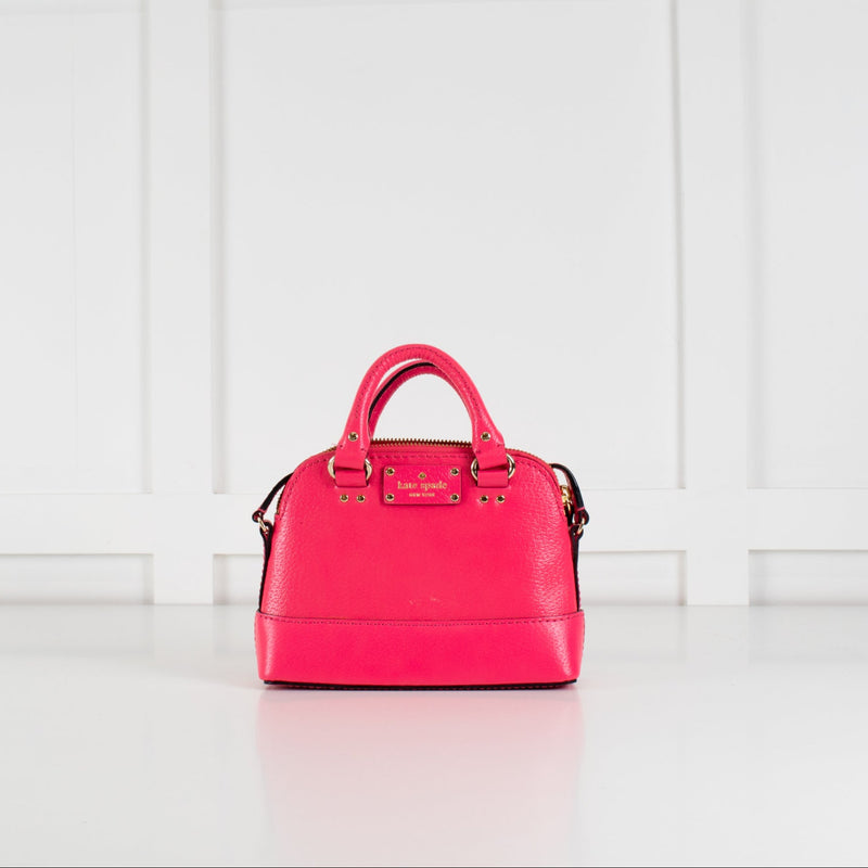 Kate Spade Pink Small Bag With Long Strap