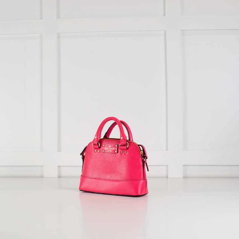 Kate Spade Pink Small Bag With Long Strap