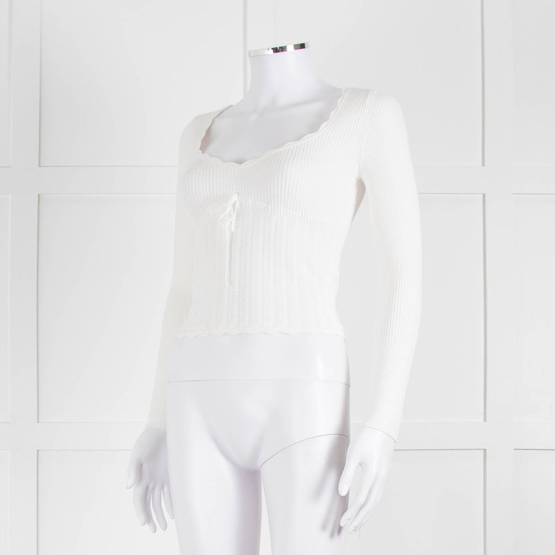 Wilfred White Top With Tie Front