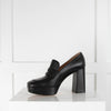 Gianvito Rossi Black leather Chunky Heel Shoes