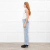 Jonathan Simkhai Pale Blue Jeans with Side Pockets And Zips