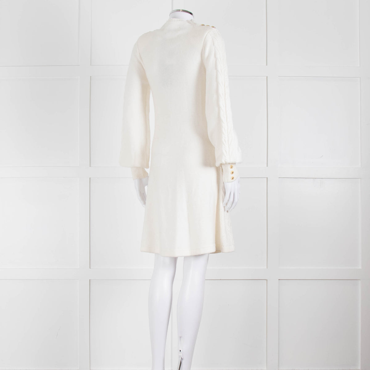 Holland Cooper Cream Cable Knit Rachel Dress