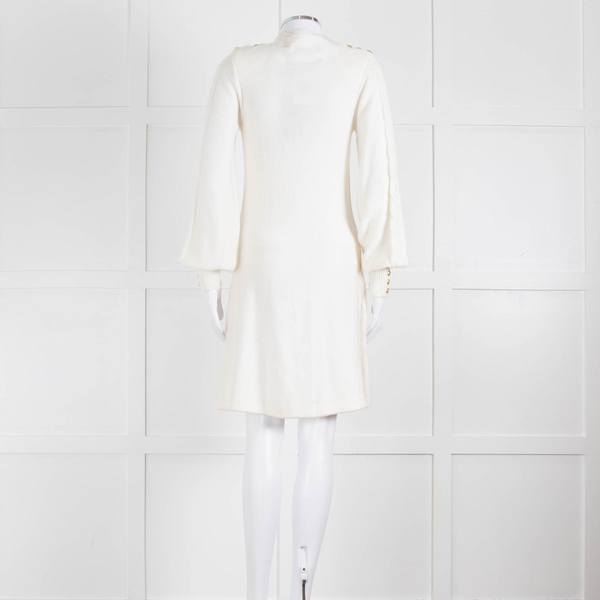 Holland Cooper Cream Cable Knit Rachel Dress