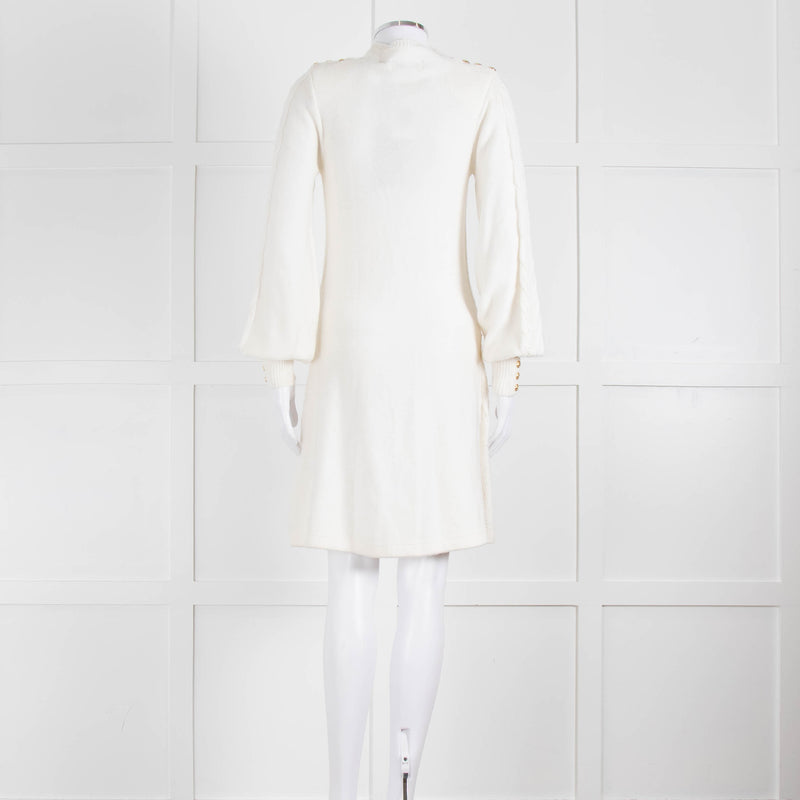 Holland Cooper Cream Cable Knit Rachel Dress