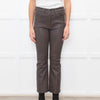 Citizens of Humanity Demy Lambs Leather Cropped Flare Trousers