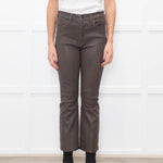 Citizens of Humanity Demy Lambs Leather Cropped Flare Trousers