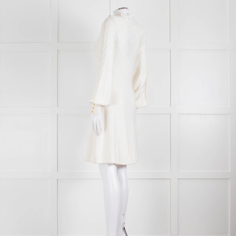 Holland Cooper Cream Cable Knit Rachel Dress