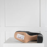 Gianvito Rossi Black leather Chunky Heel Shoes