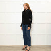 Anne Fontaine Black Frill Trim Shirt