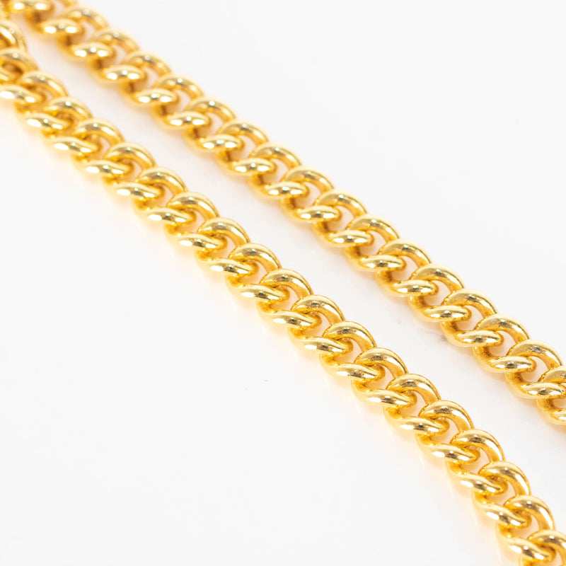 Tilly Sveaas Gold T Bar 40 cm Link Necklace