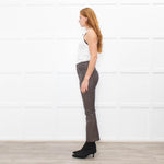Citizens of Humanity Demy Lambs Leather Cropped Flare Trousers