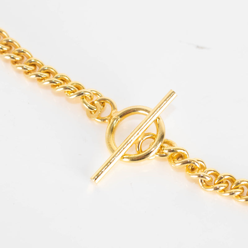 Tilly Sveaas Gold T Bar 40 cm Link Necklace