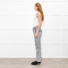 ba&sh Washed Grey Denim Jeans With Large Pockets
