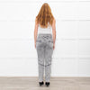 ba&sh Washed Grey Denim Jeans With Large Pockets