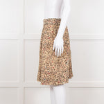 Isabel Marant Beige Botanical Print Short Skirt