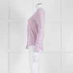 Wilfred Lilac Button Top With Ribbon Tie Neck