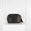 Chanel Vintage Pocket Front Camera Bag In Black Calfskin Leather