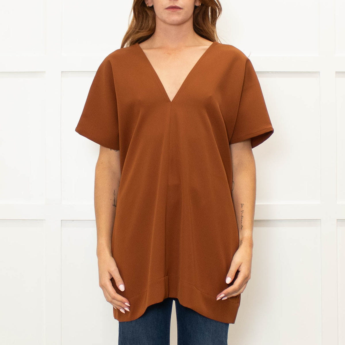 Plan C Amber Sleeveless Oversized Top