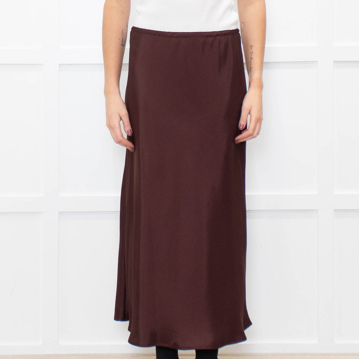 Soeur Brown Slip Skirt