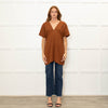 Plan C Amber Sleeveless Oversized Top