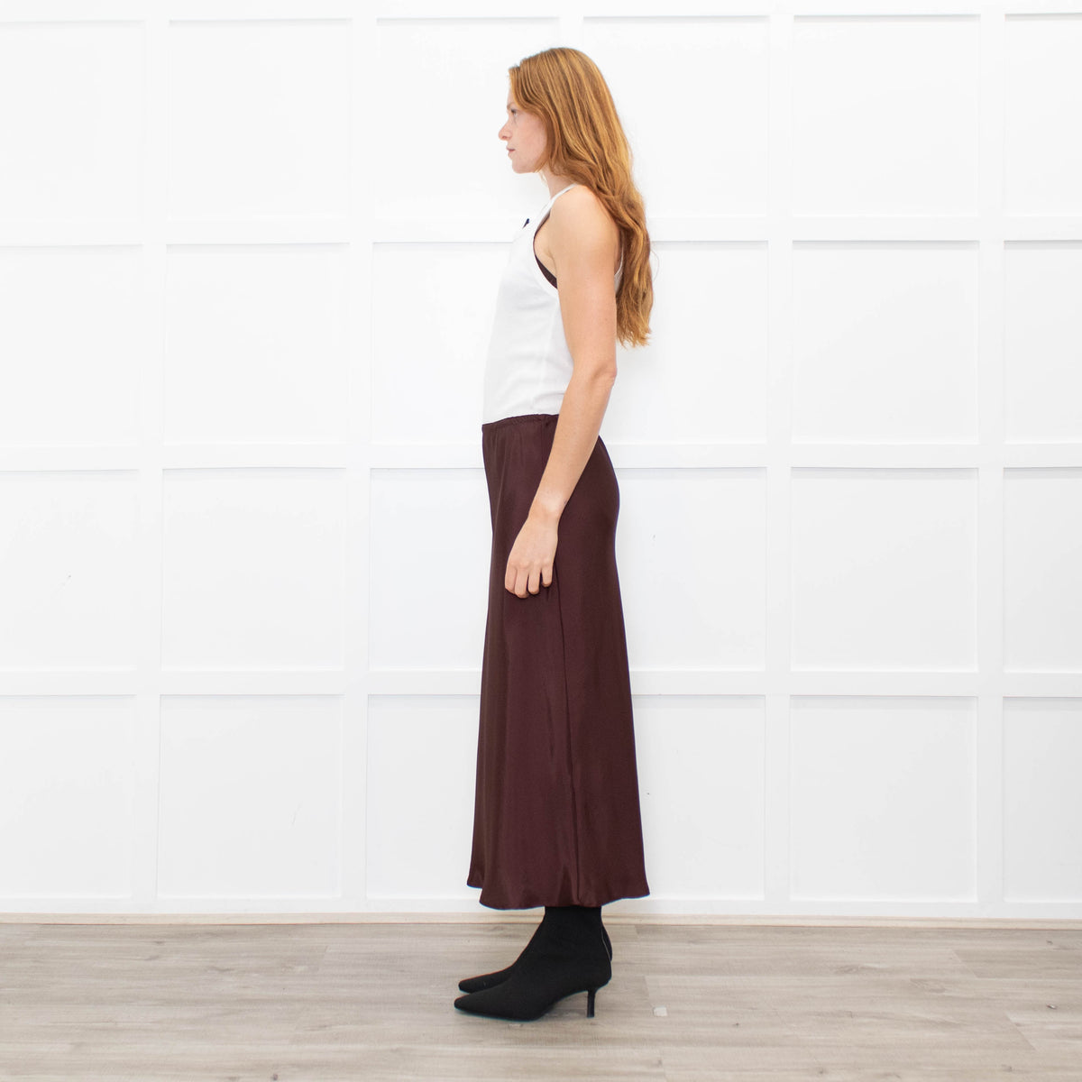 Soeur Brown Slip Skirt