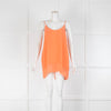 Charli Orange Silk Longline Cami