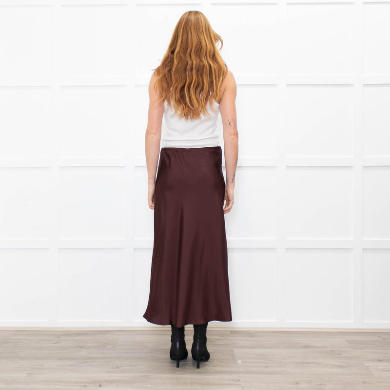 Soeur Brown Slip Skirt