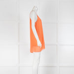 Charli Orange Silk Longline Cami
