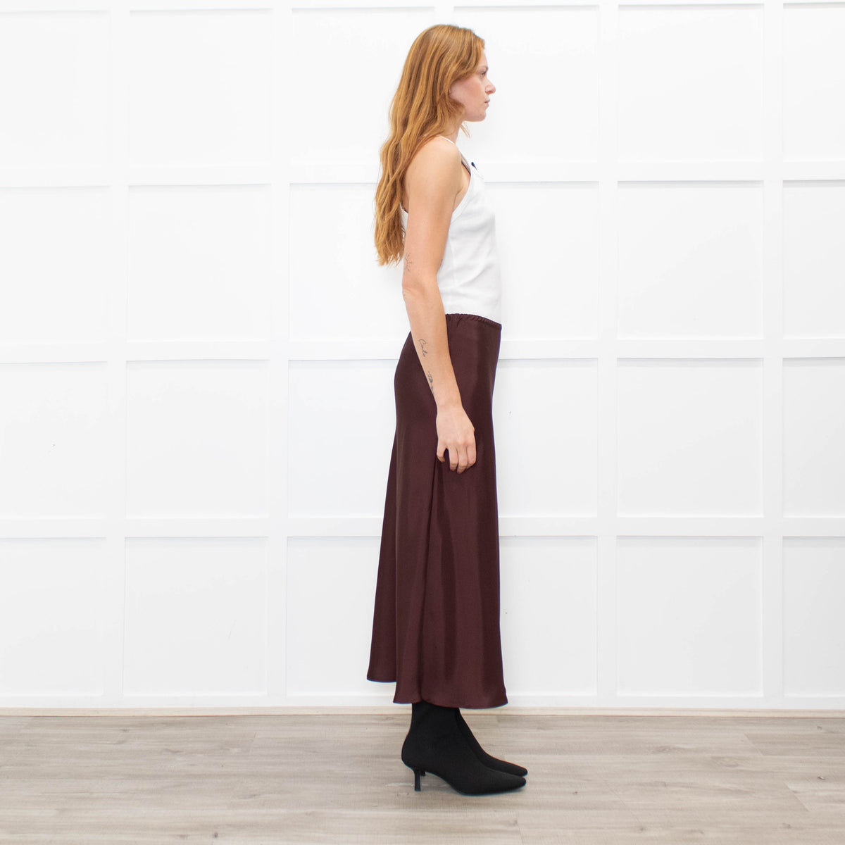 Soeur Brown Slip Skirt