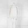 Charli White Silk Longline Cami
