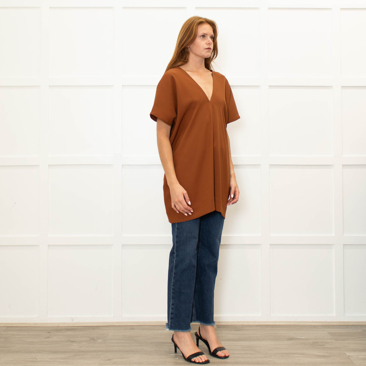 Plan C Amber Sleeveless Oversized Top