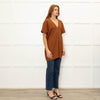 Plan C Amber Sleeveless Oversized Top