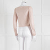Sunday Best Pink Long Sleeve Ruched Center Top