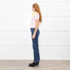 Tory Burch Pink & Yellow Shortsleeve Cotton Jumper