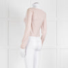 Sunday Best Pink Long Sleeve Ruched Center Top