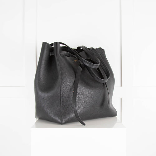 Celine Black Medium Phantom Cabas Tote Bag