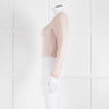 Sunday Best Pink Long Sleeve Ruched Center Top