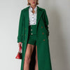Glamoda Style X Sophie Hermann Green & Black Check Pied De Poule Coat