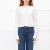 Reformation White Long Sleeve T-Shirt
