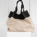 Bottega Veneta Eco-Friendly Cream & Black Tote