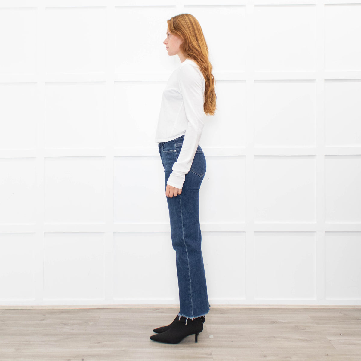 Reformation White Long Sleeve T-Shirt