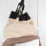 Bottega Veneta Eco-Friendly Cream & Black Tote