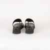 Me + Em Black Wedge Flip Flops