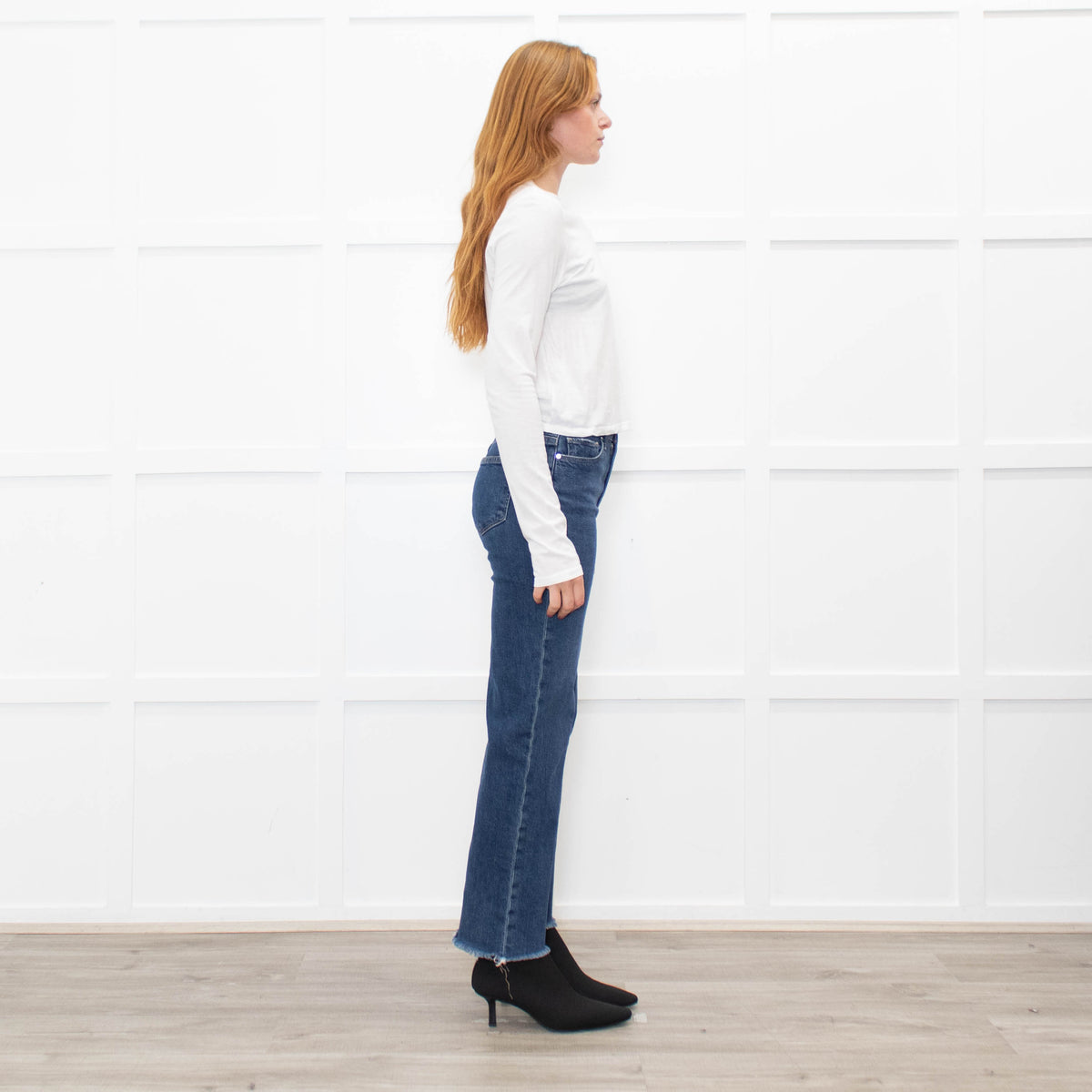 Reformation White Long Sleeve T-Shirt