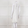 Ermanno Scervino White Lace Sleeveless Dress