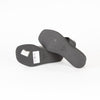 Me + Em Black Wedge Flip Flops